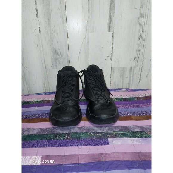 NIKE JORDAN MAX AURA 4 (GS) BLACK/ANTHRACITE-BLACK DQ8404 001 BIG KIDS SHOES 6Y - Picture 2 of 10